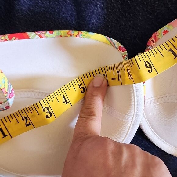 Gianni Bini Multi-Color Floral Print Bikini Top Size Large - Picture 7 of 7